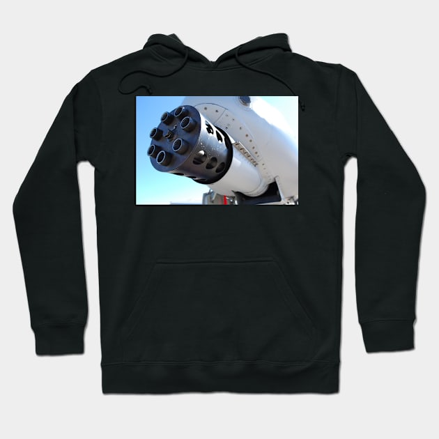 A-10 Thunderbolt Rotary Cannon Hoodie by AflipnCookie